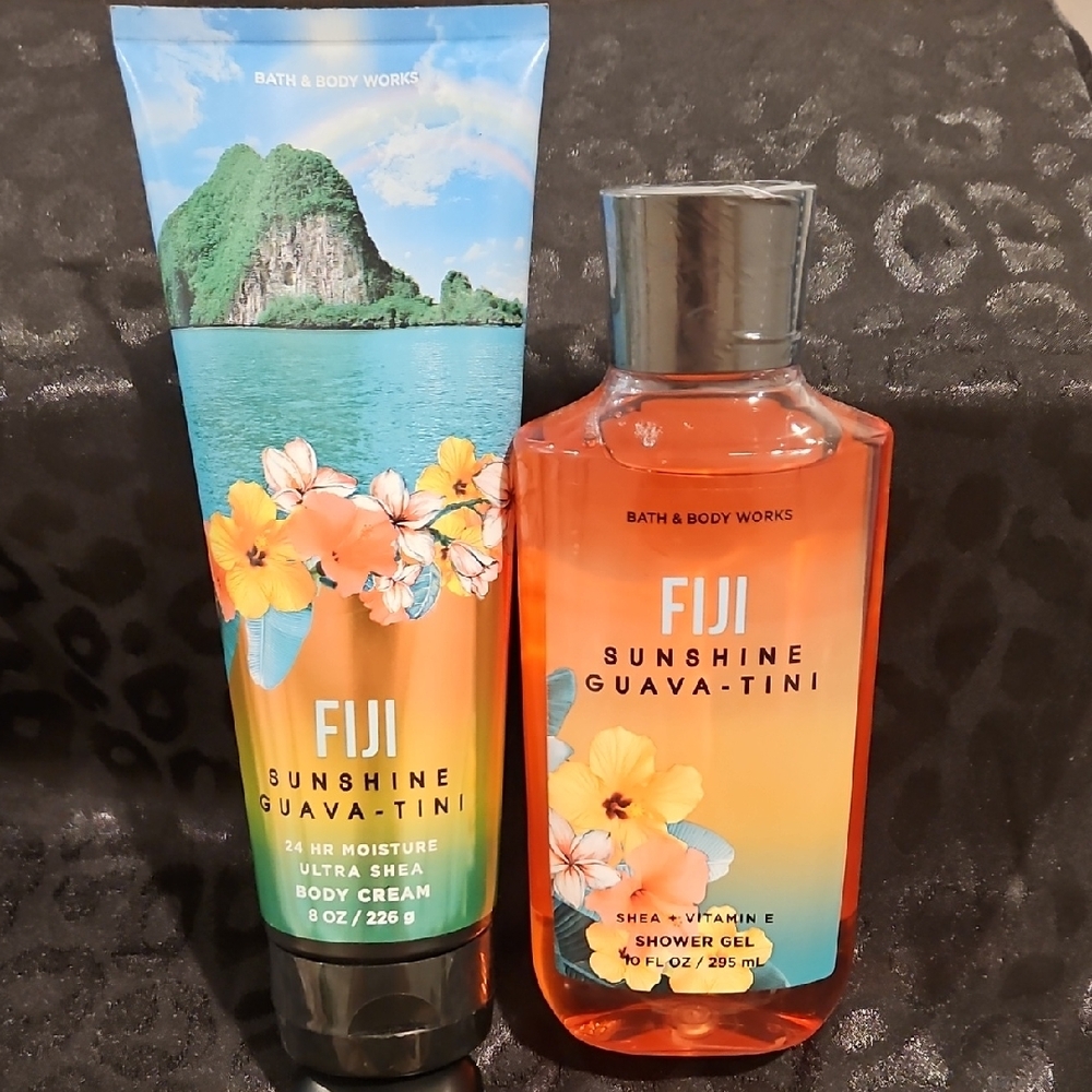 Bath & Body Works Orange and Blue Body Wash